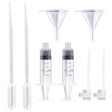 2 Set Perfume Refill Tool Kit, Plastic Perfume Syringe Extractor for Liquid Colo