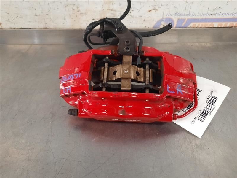 15 2015 MASERATI GHIBLI Q4 OEM DRIVER LEFT REAR BRAKE CALIPER RED 