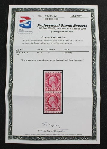 CKStamps: US Stamps Collection Scott#606 Mint NH OG PSE Cert