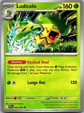 Ludicolo 007/094 Uncommon Phantasmal Flames Pokemon Near Mint