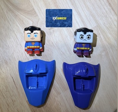 DC Rides! x Wendy s Kids Meal Toy   SUPERMAN & BIZARRO Rare Variant 2026 