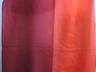 NEW Marina D'Este Collection Cashmere Scarf Red/Burgundy Ombre Stripe 30x60 NWT — photo 4