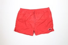 Vintage Tommy Bahama Relax Mens 2XL XXL Spell Out Lined Shorts Swim Trunks Red