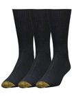 Gold Toe Men's Fluffies 3-Pack Crew Socks 523s