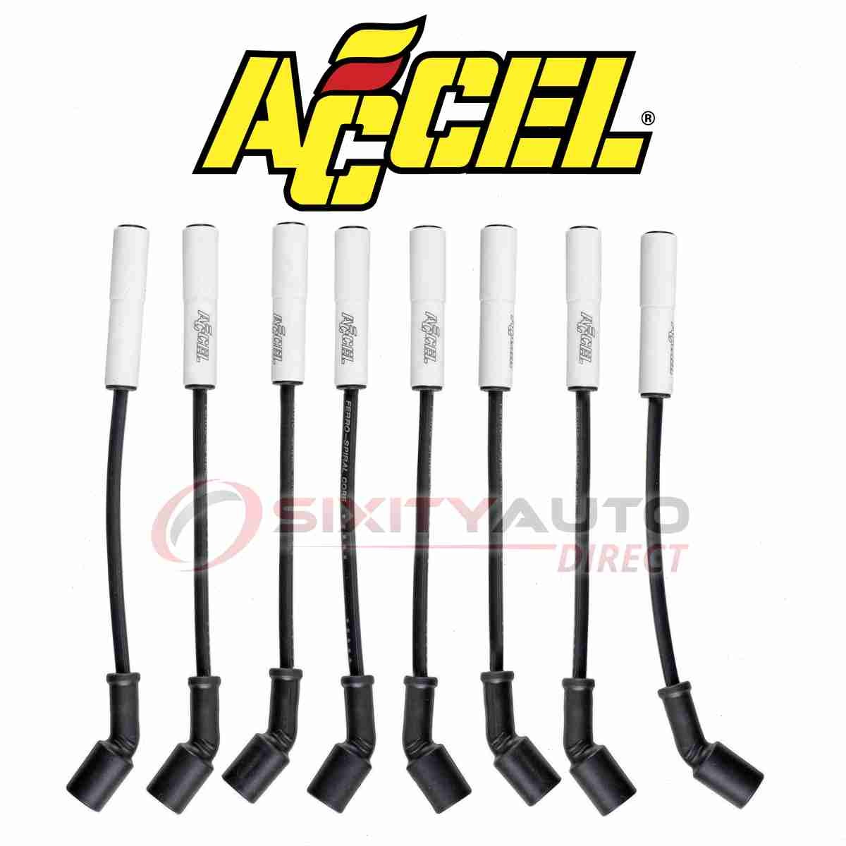 ACCEL Spark Plug Wire Set for 2010-2016 Chevrolet Camaro 6.2L V8 - Ignition ar