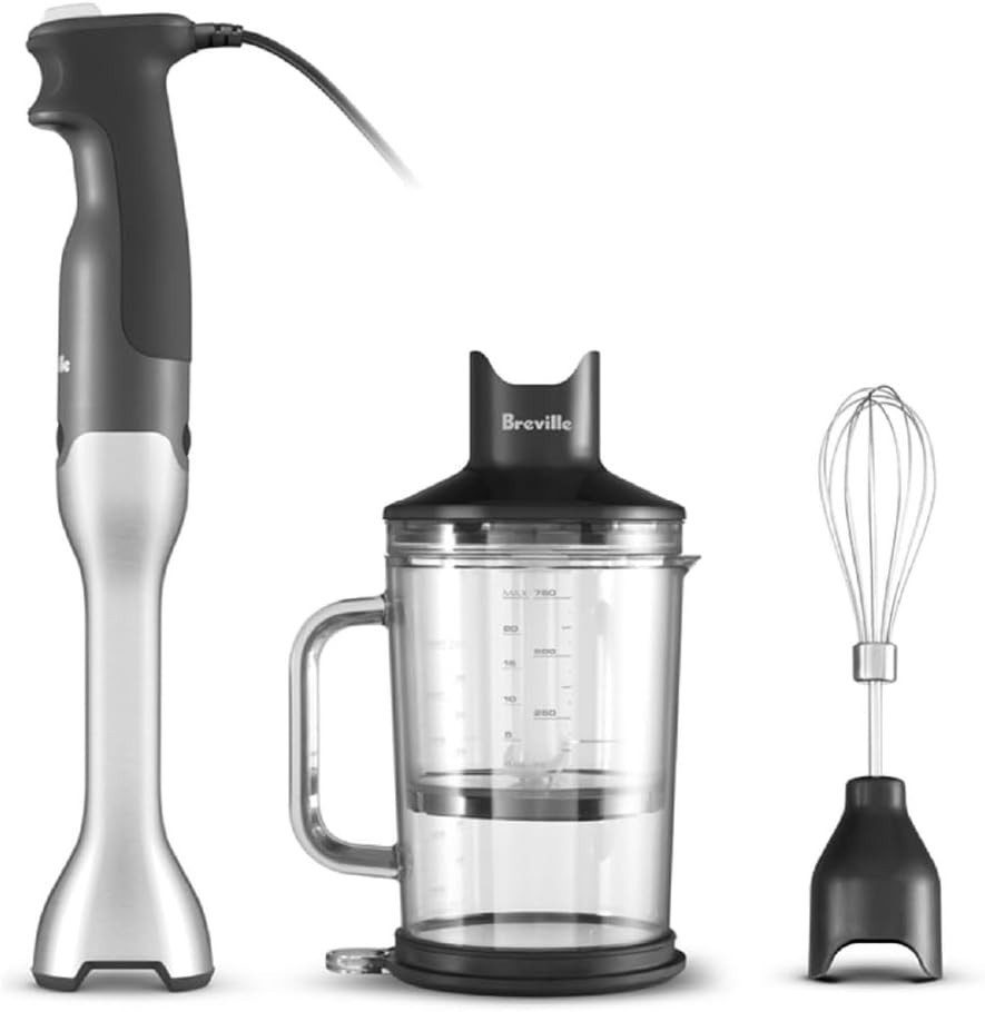 Breville BSB510XL Control Grip Immersion Blender, Brushed St