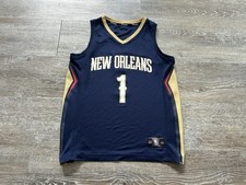 Fanatics New Orleans Pelicans Zion Williamson #1 Fast break Jersey Youth Medium