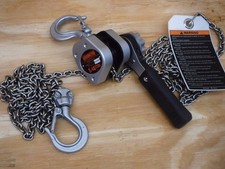 New Harrington LX003-5 Mini Lever Chain Hoist 500 lb. 5 ft. Lift 51/64" Hook