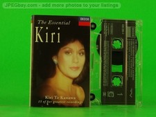 KIRI TE KANAWA THE ESSENTIAL KIRI 122 15 Track Audio Cassette DECCA