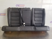 08 2008 Volkswagen Vw R32 Hatchback Rear Second Row Seat Set Black Leather