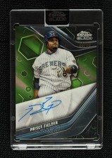 2023 Topps Chrome Black Green Refractor 33/99 Prince Fielder #CBA-PF Auto 00li