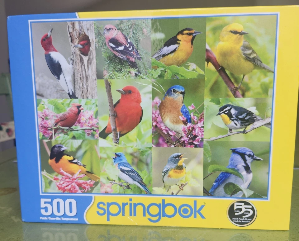 SPRINGBOK головоломка 2014 птицы перо 500pc полный  - Изображение 2 из 2