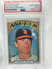 Nolan Ryan PSA DNA Vintage Signed 1972 Topps  Angels Autograph  --78