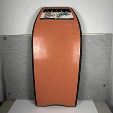 Rare vintage Morey Boogie Mach 7-7 body board - Orange And Yellow.