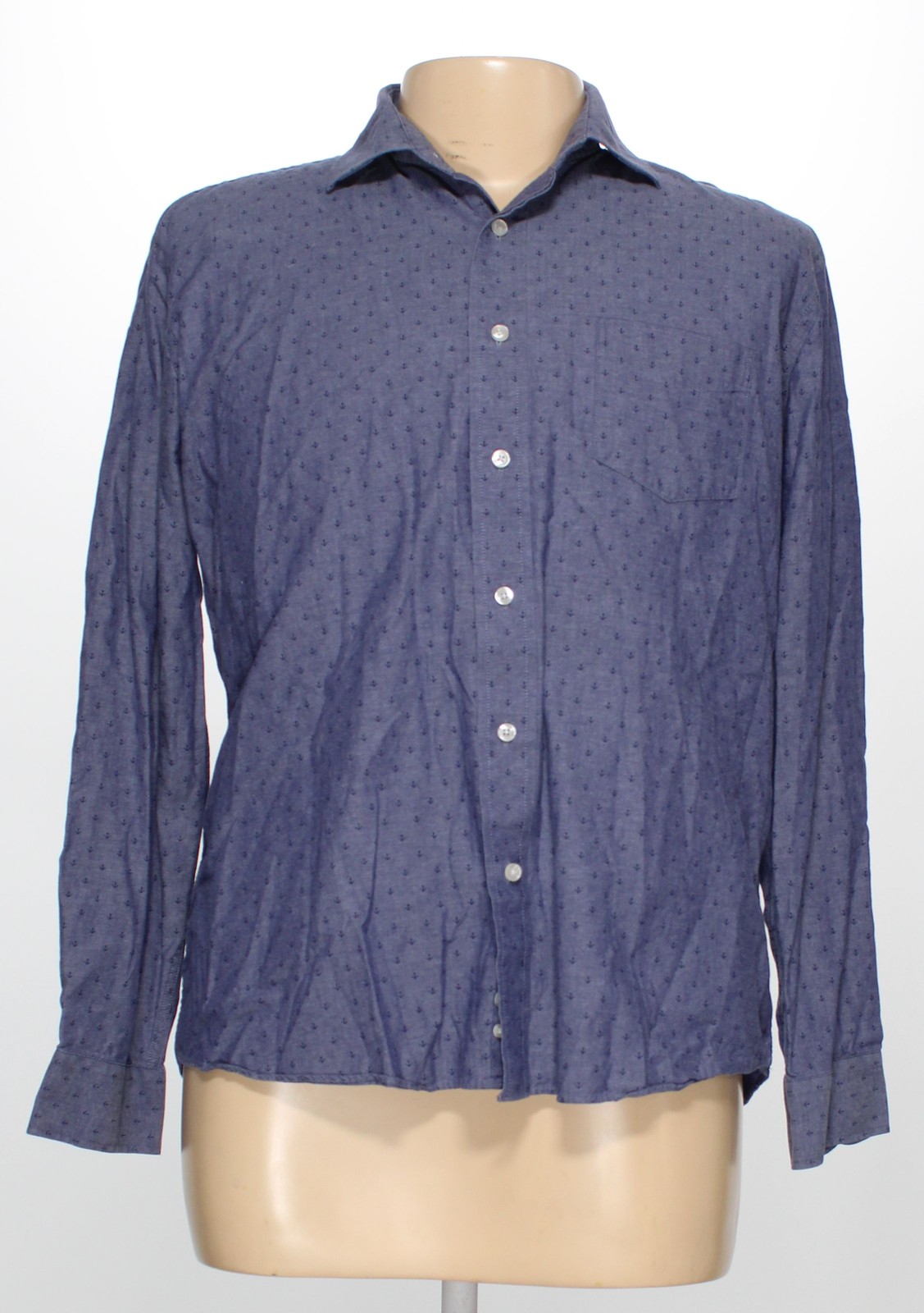 Мужская рубашка с длинным рукавом на нескольких пуговицах Charleston Shoe Co., размер XXL (SW-7058783)