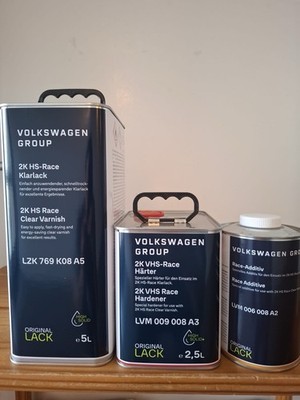 Spies Hecker Klarlack Set Race Klarlack 8700+Härter 3470 +Additiv 9070 8,5 Liter