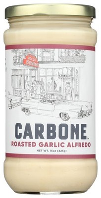 Carbone 15 Oz Roasted Garlic Alfredo Pasta Sauce