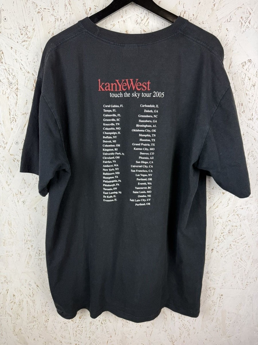 Kanye West 2005 Late Registration Touch The Sky Tour OG T-Shirt