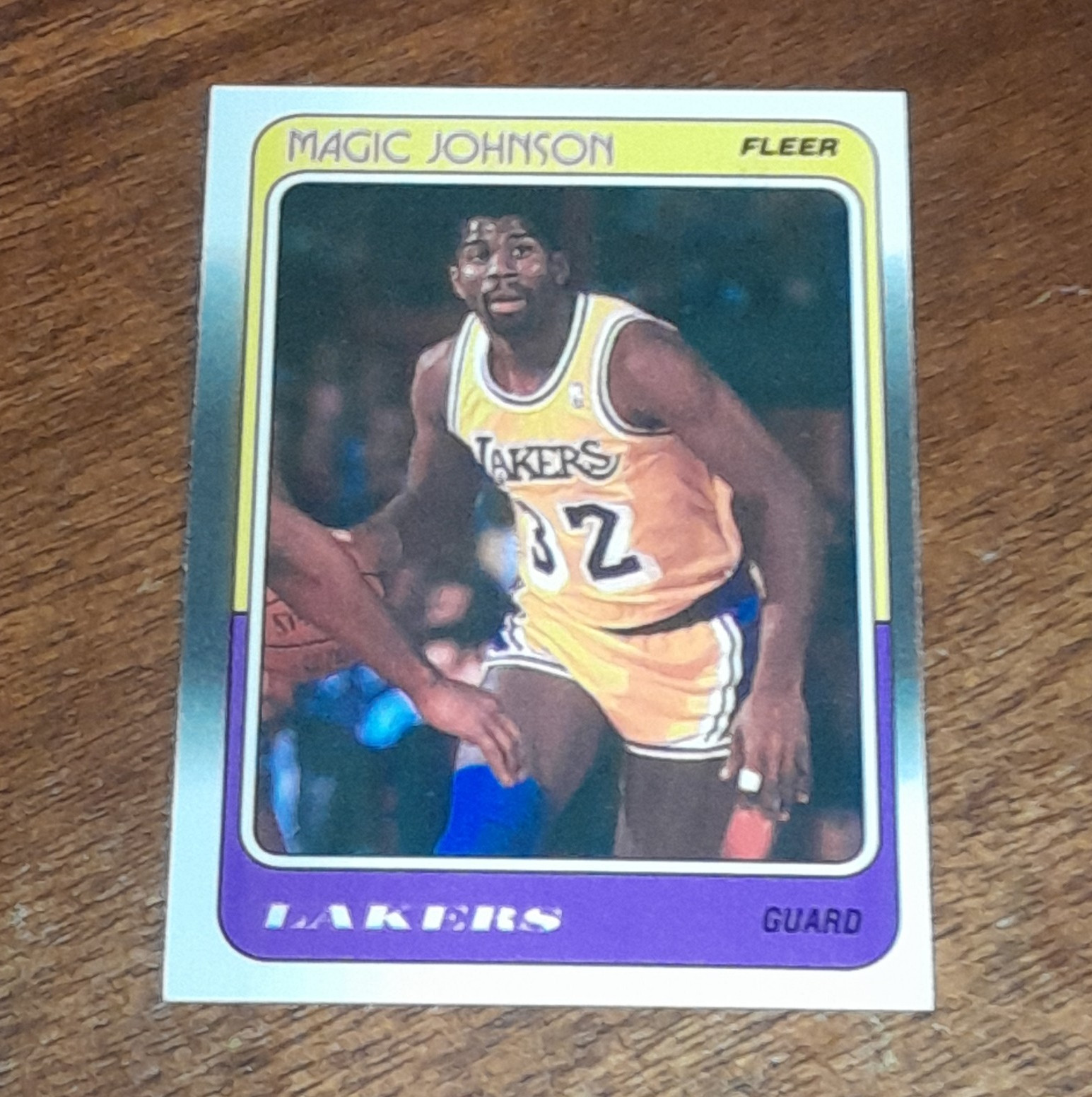 Fleer 1988-89 Magic Johnson #67 Los Angeles Lakers NBA Basketball Card