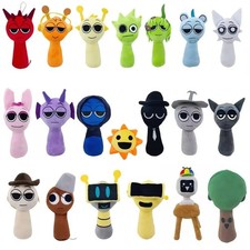 New Sprunki Game Plush Toys 9In Soft Stuffed Cartoon Pillow for Kids as Gift USA