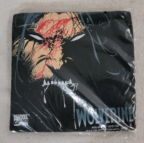 Comic Images Wolverine Black T-Shirt Adult L OF Seal Vintage 1994 Marvel