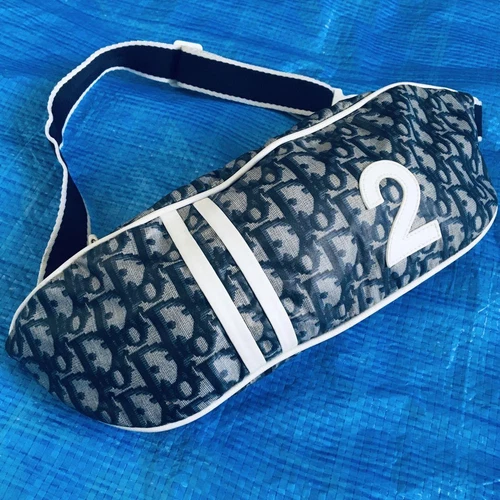 Sac bandoulière Christian Dior pochette taille motif trotteur