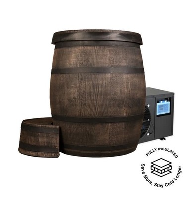 Ice Bath by Wim Hof | Ice Barrel Eisbad Eistonne | Filtersystem | Chiller