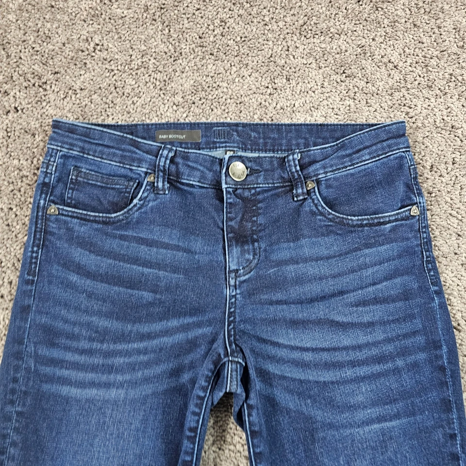 Kut Jeans Women 6 Short Boot Cut Low Rise Dark Wash Denim Stretch Baby 29x32 - Image 2 of 4