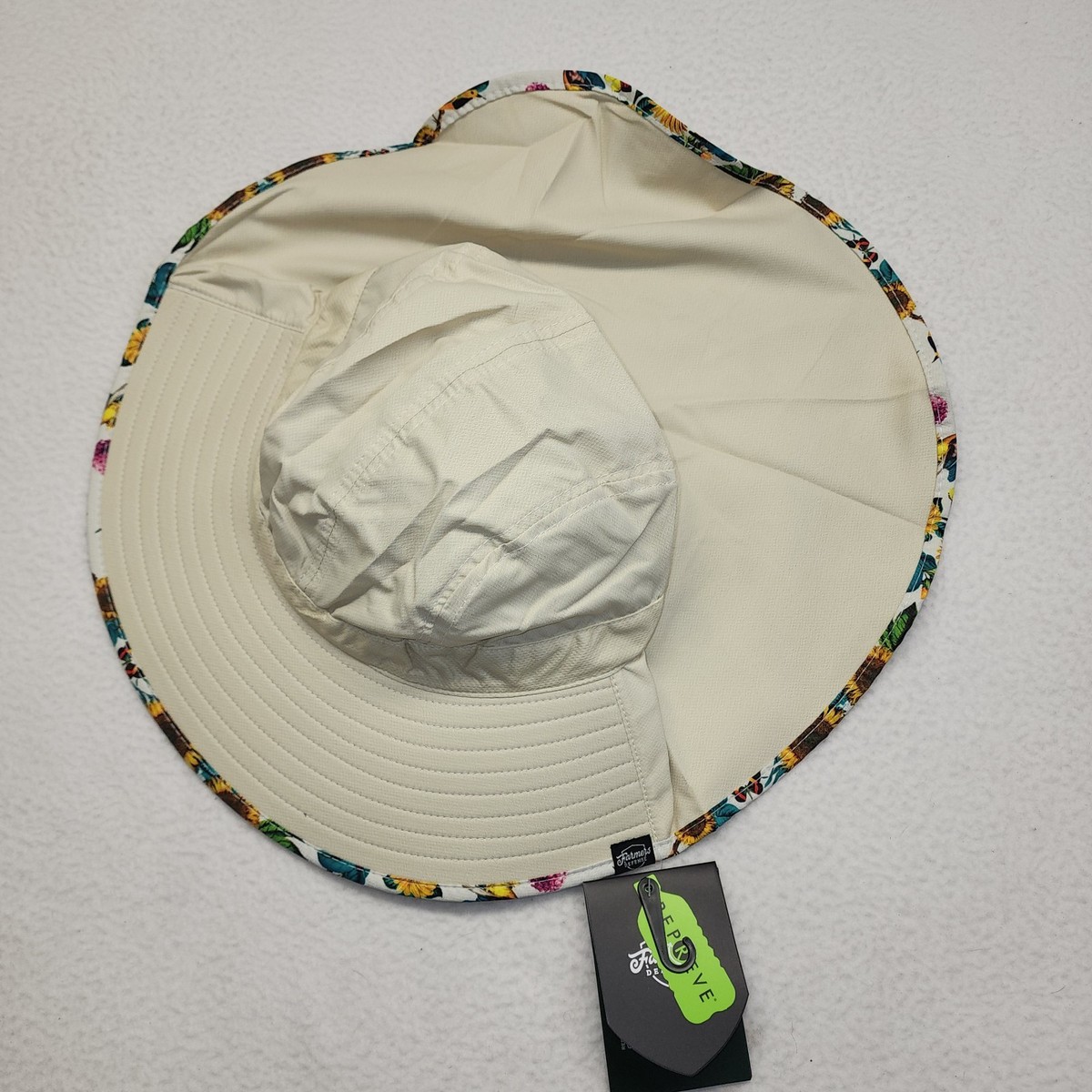 Farmers Defense Garden Flower Sun Hat 1 Size Fits Most NWT Msrp