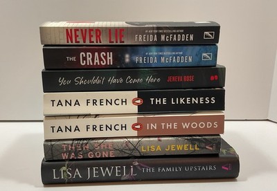 The Crash Then She Was Gone In the Woods by Freida McFadden Tana French 7 PB HC