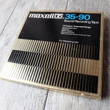 Maxell UD 35-90 Tape   1/4" Reel to Reel 7" Plastic Reel Tape
