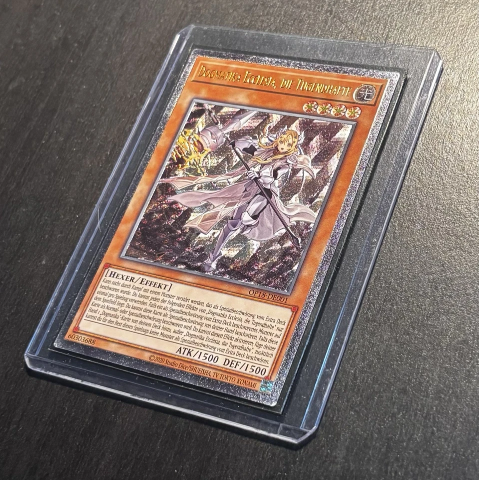 Yu-Gi-Oh! Dogmatika Ecclesia, Die Tugendhafte Ultimate Rare OP18 Near Mint - Bild 2 von 4