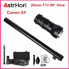 AstrHori 28mm F13 2X Full Frame Macro Probe Lens 90° View for Canon EF Camera 