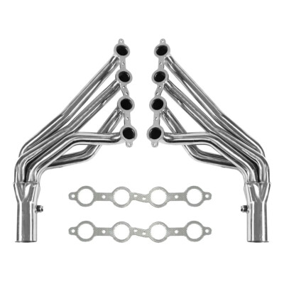 Stainless Steel Long Tube Headers w/ Gaskets for 07-14 Chevy GMC 4.8L/5.3L/6.0L