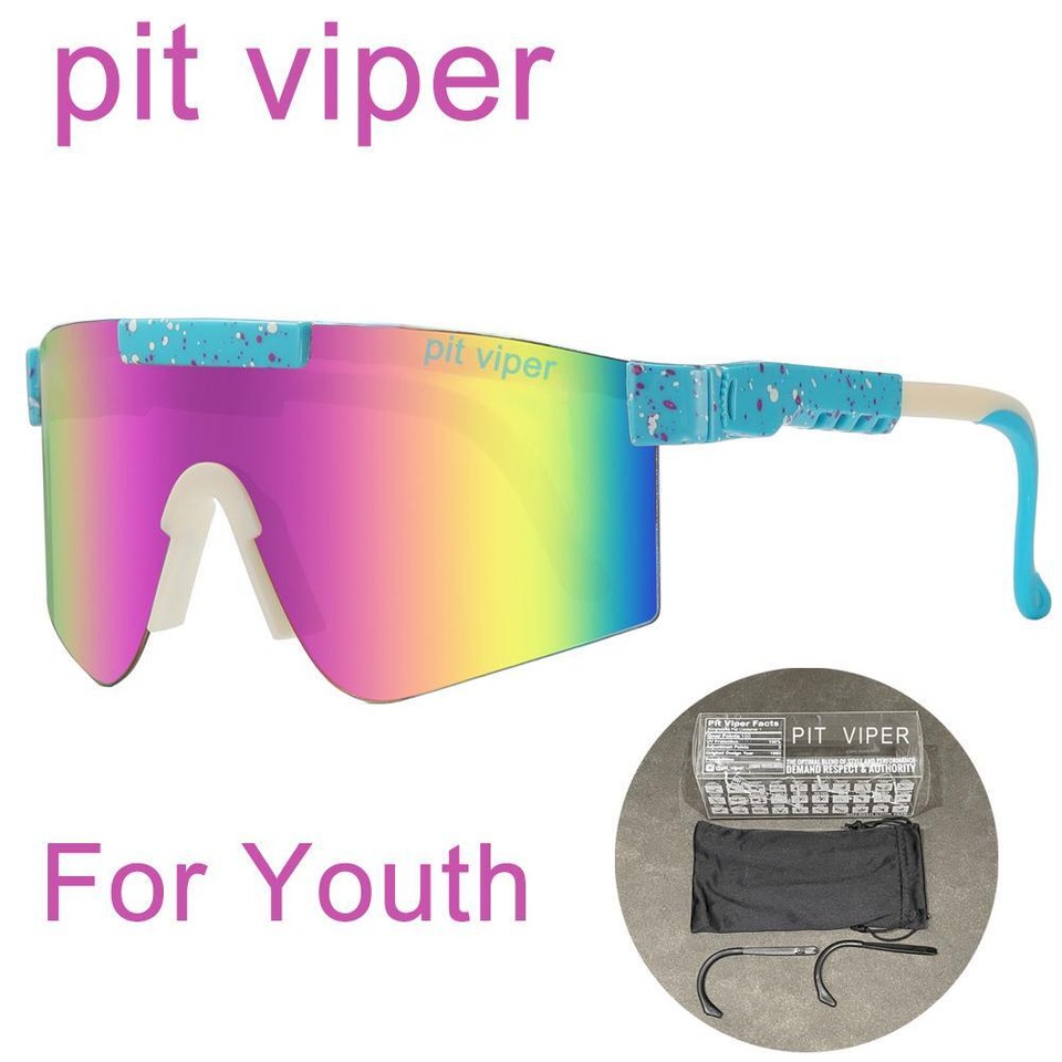 Youth Pit Vipers Sunglasses Outdoor Kids Boys Girls Cycling Glasses