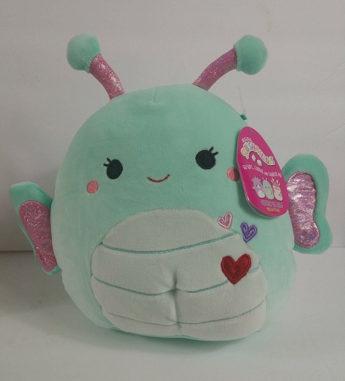 Squishmallows 8-inch Reina The Teal Butterfly Rare NWT Collectible Plush