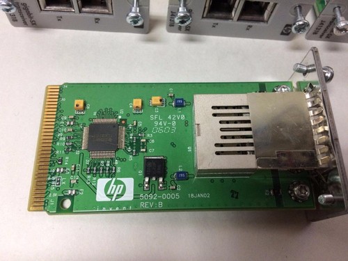 LOT OF 8 X HP PROCURVE GIGABIT-SX FIBER-OPTIC TRANSCEIVER J4131B J4131-60101 - Picture 5 of 6