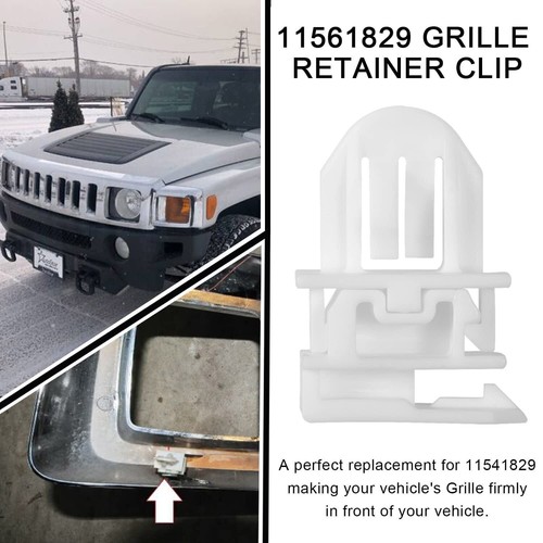 11561829 Grille Retainer Clip Accessories for Hummer H3 2006-2010 H3T 2009-2010 - Picture 6 of 14