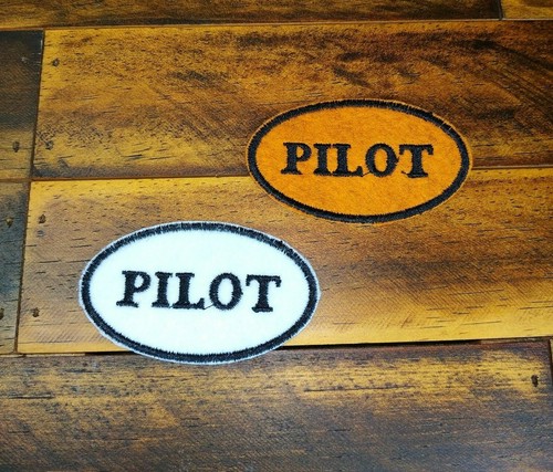 Pilot Patch Iron-On Logo Pilot Skydiver Sport Pilot Skydiving Embroidered - 第 1/5 張圖片