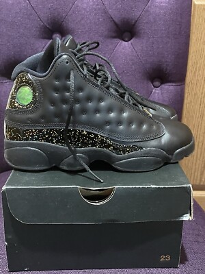 Jordan 13 Black Metallic Gold Nike Air Jordan 13 Retro GS Black