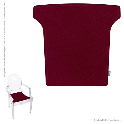  Eco Filz Auflage 8mm geeignet für Kartell Louis Ghost