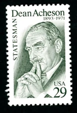 Scott US # 2755  Dean Acheson Statesman  1993 M/NH O/G  Free Ship