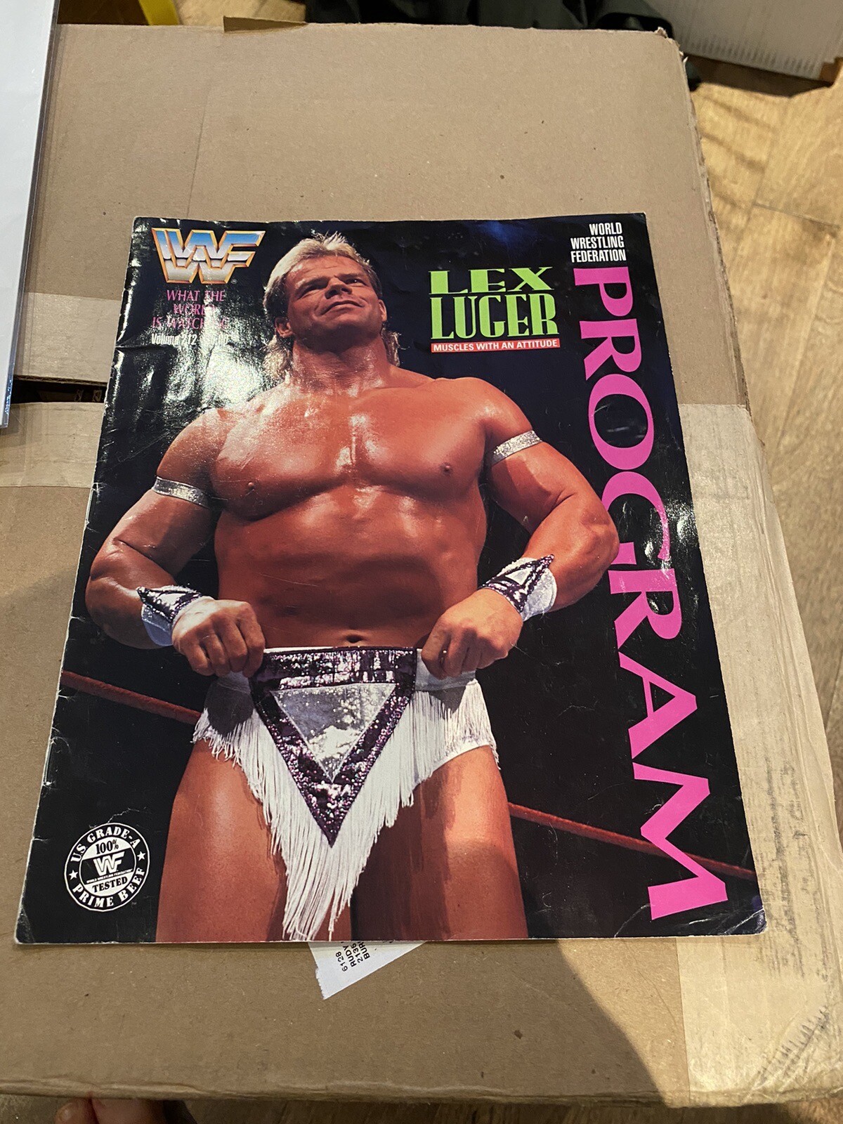 Wwf Programs WWF Program Volume 212 | eBay