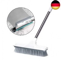 Schrubber Mit Wasserschieber, Verstellbarer Stiel SchrubberbüRste Mit Harte Bors