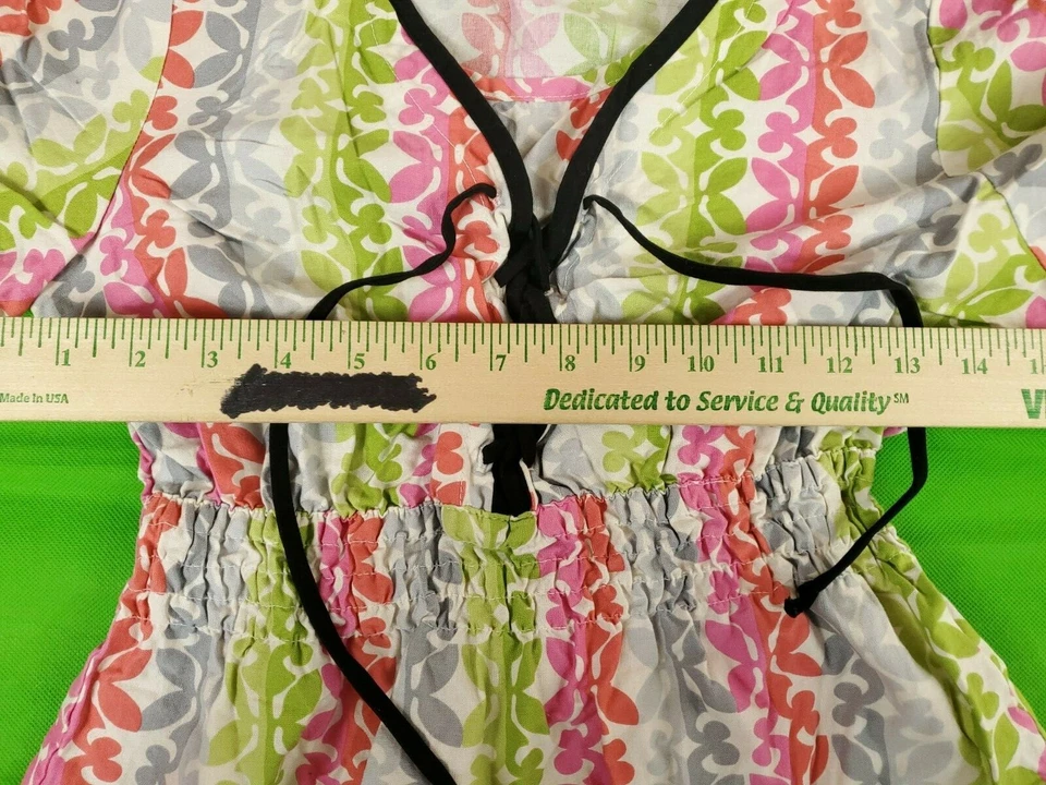 Sketchers multicolor patterned women's elastic waist scrub top size s - Image 3 of 4