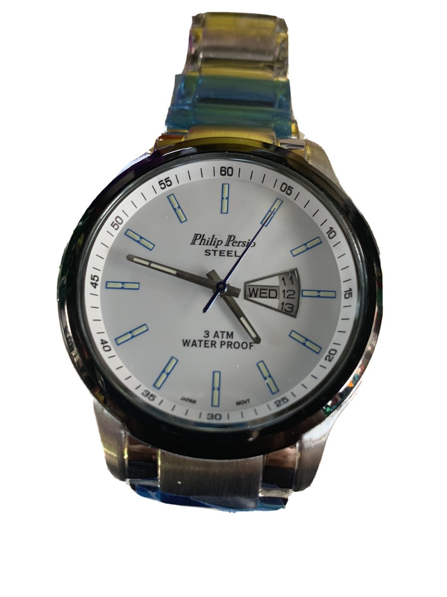 Reloj Philip Persio Quartz Atm Relojes Philip Persio Water FROOF