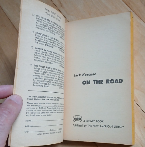 ON THE ROAD by Jack Kerouac 1957 Signet 13th Printing Vintage Paperback - Picture 8 of 9