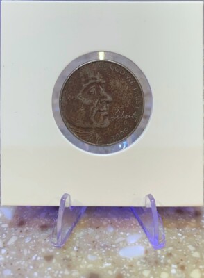 This rare 2005 D Jefferson Buffalo Nickel is a rare find. Copper