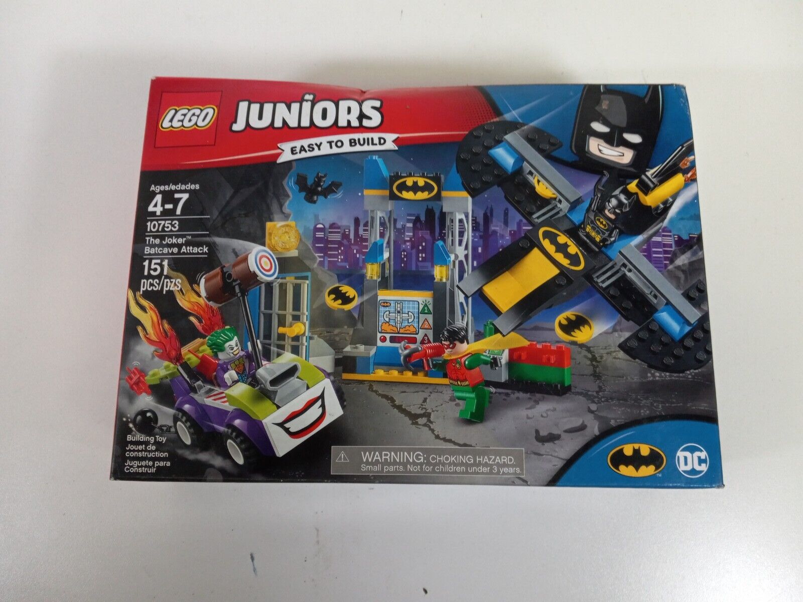 LEGO Juniors DC Comics The Joker Batcave Attack #10753 - Sealed