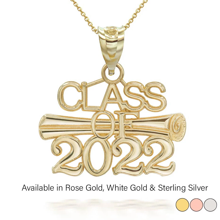 Sterling silver shop graduation necklace